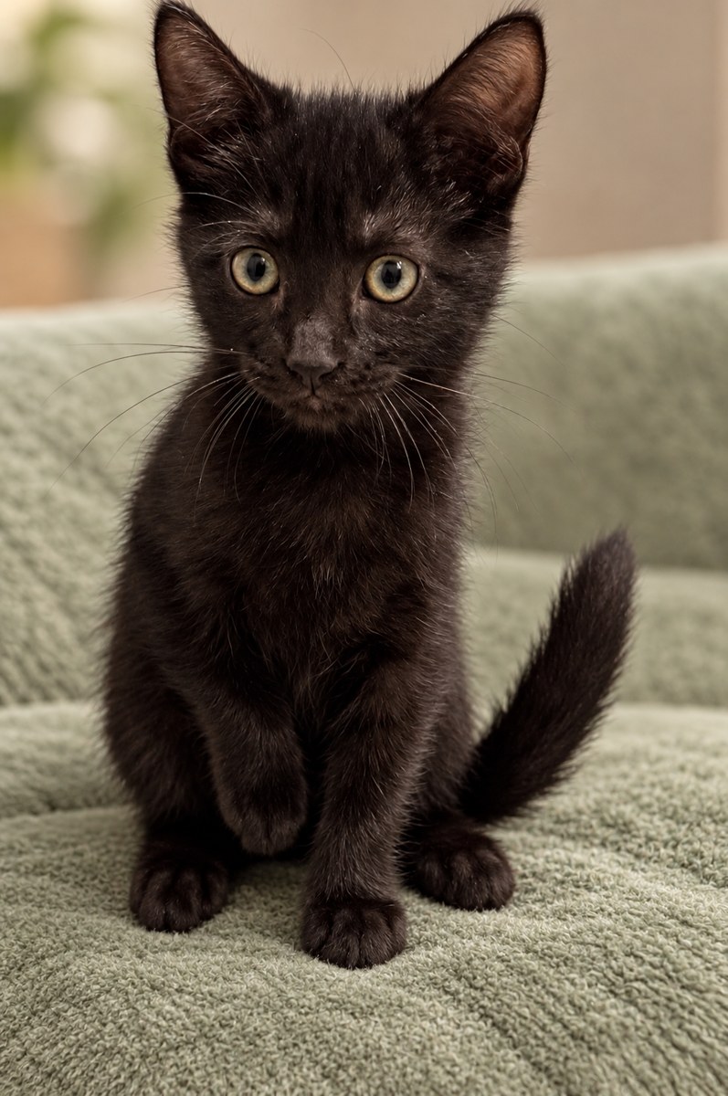Hazel, a female kitten at EveryBuddy Rescue